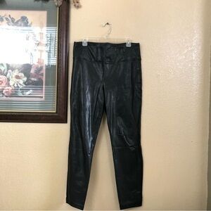 Laundry By Shelli Segal Faux Leather Leggings Size Large